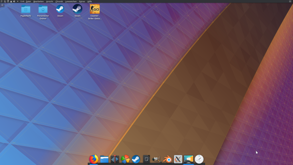 Desktop KDE Plasma